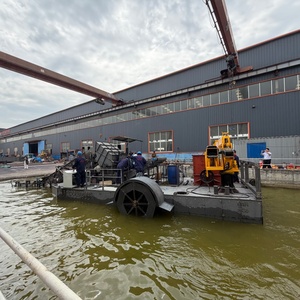 Système de bateaux automatiques pour <span class=keywords><strong>la</strong></span> récolte du sargasse en <span class=keywords><strong>rivière</strong></span> avec collecte intégrée, broyage et chargement/déchargement de sacs de 1 tonne - Product Image 4