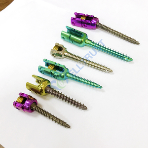 Fabrieksprijs Orthopedische Implantaten Fabrikant Wervelkolom Titanium Polyaxiale Reductie Spinale Pedikel Schroef Voor Fixatie