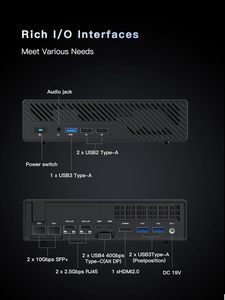 Performances Exceptionnelles, La Mini Station de Travail est Équipée d'un Processeur Intel Core I9-13900H (14 Cœurs/20 Threads/jusqu'à 5,4 GHz) - Product Image 1