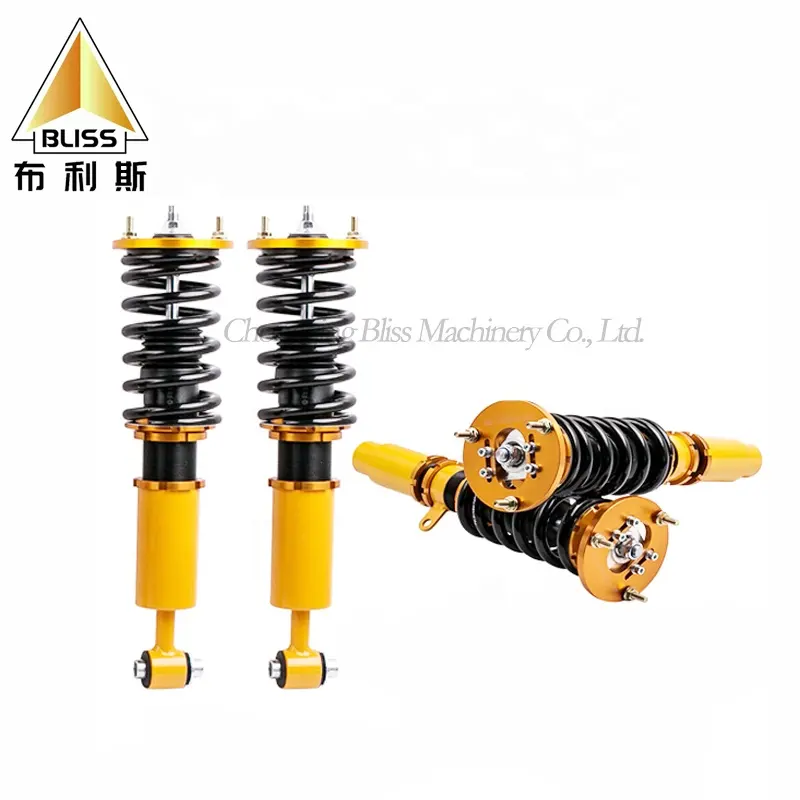 Coilovers universal versão de corrida, torre de frente superior absorvedor de choque hidráulico para e39