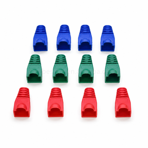 ปลอกป้องกันสาย RJ45 แบบ PVC สำหรับสาย CAT6 CAT6A UTP STP ขนาดเส้นผ่านศูนย์กลาง 5.5 มม. 6.5 มม. ปลอกป้องกันหัวต่ออีเธอร์เน็ต - Product Image 1