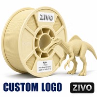Filamen PLA 1.75mm Kustom 1KG OEM Grosir Pabrik Filamen Printer 3D Massal Mudah Dicetak Daya Rekat Lapisan Tinggi