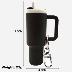 2026 New UV Printed Chapstick Lip Balm Holder Cup-Shaped Keychain Anime Plastic Accessory <b>Chains</b> <b>Keys</b> Unique New Product Ideas - Product Image 5