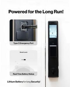 Cerradura Inteligente para Puerta con Cámara, Huella Dactilar, Wi-Fi, Aplicación Tuya, Almacenamiento en la Nube, para Puertas de Madera y Acero, Cerradura de Borde, Cerradura Eléctrica - Product Image 5