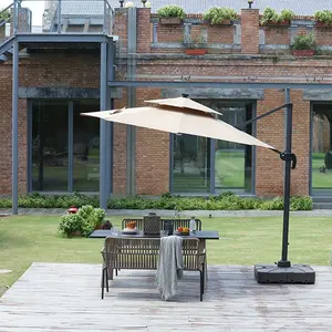批发易于使用的折叠材料防水适用于户外花园游泳池户外伞