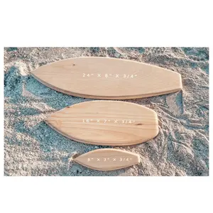 DIY Longboard Surfboard Decor Wooden Blank Surfboard