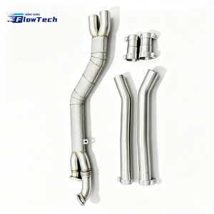 ท่อไอเสีย FlowTech คุณภาพสูง SS304 สำหรับ BMW G80 G82 G87 M3 M4 M2 S58 3.0L Twin Turbo รุ่นปรับปรุงสำหรับรถแข่ง พร้อมแผ่นกันความร้อน - Product Image 1
