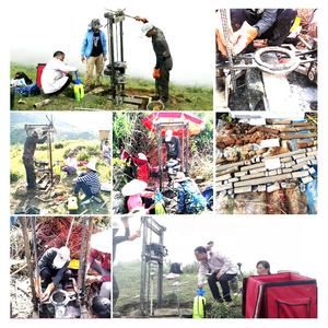 Foreuse à roche portable de petite taille, foreuse à roche de petite taille, foreuse à noyau de sac à dos, profondeur maximale de 30 m - Product Image 6