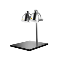 Lampe chauffante infrarouge pour buffet, idéale pour les pizzas, les aliments frits et la viande grillée – Lampe de maintien au chaud pour garder les plats cuisinés au chaud