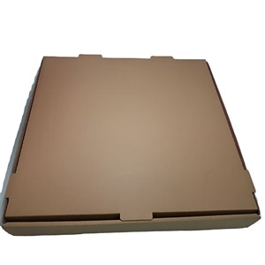 Caja de <span class=keywords><strong>pizza</strong></span> de cartón corrugado Kraft simple SP2769, personalizable con logotipo personalizado, caja de <span class=keywords><strong>pizza</strong></span> marrón de papel Krafe - Product Image 5