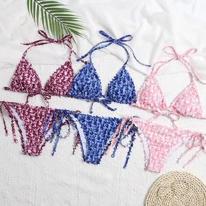 <span class=keywords><strong>Bikini</strong></span> deportivo popular americano europeo Polvo azul vino Split cordón cintura ropa de playa conjunto de 2 piezas <span class=keywords><strong>Bikini</strong></span> <span class=keywords><strong>Mini</strong></span> <span class=keywords><strong>Tanga</strong></span> - Product Image 5