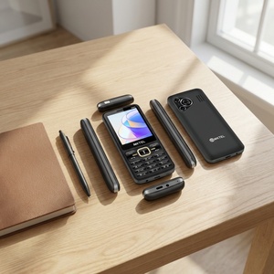 Teléfono con Funciones Básicas Clásico M82 GMS, Doble SIM, Doble Modo de Espera, Pantalla Grande de 2.8 Pulgadas, Batería de Larga Duración de 1800 mAh - Product Image 1