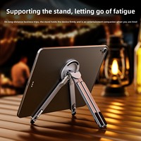 Support magnétique en alliage d'aluminium, multifonctionnel, pliable, universel, portable, pour ordinateurs portables et téléphones mobiles