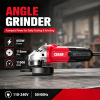 Meuleuse d'angle électrique compacte 650W OEM en gros pour la découpe et le meulage quotidiens