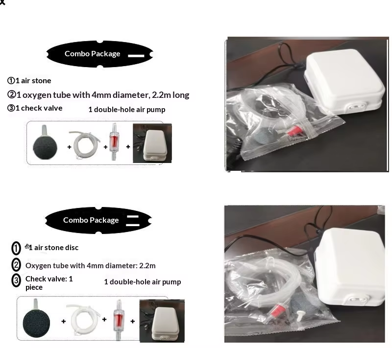 Package a pair of hole gas stone