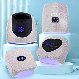เครื่องอบเล็บยูวีแอลอีดี 66W พลังสูง แบบพกพา ชาร์จไฟได้ ไร้สาย อบเจลแห้งอัตโนมัติ อุปกรณ์ทำเล็บมืออาชีพ ขายส่ง - Product Image 5