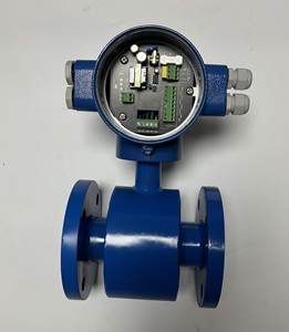 Débitmètre intelligent SUS 304 pour canalisation d'eaux usées, débitmètre magnétique hydraulique en acier inoxydable - Product Image 6