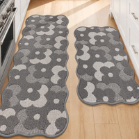 Tapis de cuisine antidérapants, lavables en machine, absorbants et résistants aux taches, pour cuisine et buanderie