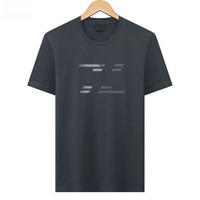 Nouveau T-shirt décontracté pour homme 2026, imprimé, respirant, en pur coton, doux pour la peau, T-shirt épais à manches courtes pour homme