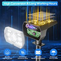 Lampes solaires LED pour allées, étanches, pour jardin, paysage, pelouse, cour, chemin