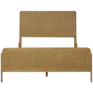 Wash and Natural Cane Eastern King Adjustable <b>Convertible</b> Modern Luxurious Panel <b>Bed</b> - Product Image 2