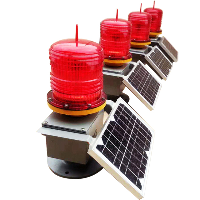 Air Cargo From China Light and Heliport Ac 220V Led Strobe Warning Beacon Photocell Aviation Obstruction Lights for Tower Solar