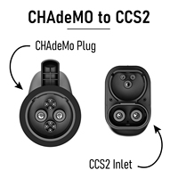 Adaptateur CCS2 Adaptateur Chademo vers CCS2 Chargeur rapide EV 1000v/150A Connecteur adaptateur CHAdeMO vers CCS2