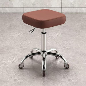 Chaise de technicien d'équipement de salon de manucure de beauté de luxe moderne tabouret de pédicure à hauteur réglable - Product Image 4