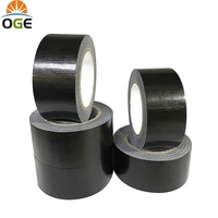 Lem Karet Alam Kualitas Terbaik Hitam 2 Inci Book Binding Heavy Duty Black Cloth Duct Adhesive Tape
