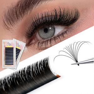 Cils Auto-Fanning J Curl .03 Naturels Faits Main Easy Fan Premium Mat Super Mat Noir DRAGONLASH DG Easy Fanning Marque Privée - Product Image 1