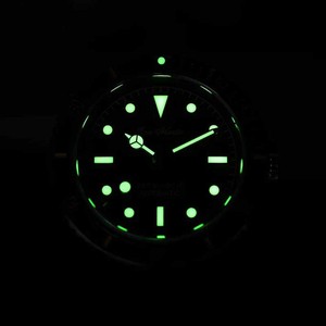 Montre automatique de plongée rétro, saphir, luminescente, revêtement antireflet, lunette en céramique bidirectionnelle, étanche, montre-bracelet pour homme - Product Image 6