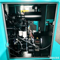 . Alimenté par un moteur Cummings Baudouin SDEC 160-500 kW, 4/6 cylindres, refroidissement automatique, groupe électrogène silencieux robuste pour extérieur
