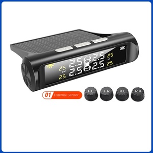 Điều kiện mới phổ quát <span class=keywords><strong>TPMS</strong></span> năng lượng mặt trời Powered không dây cảm biến bên ngoài cho xe phát hiện lốp - Product Image 6
