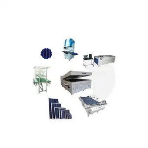 Linha de produção profissional de painel solar de baixo custo, fábrica de montagem manual de 1 MW