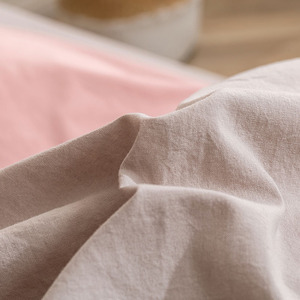 Juego de ropa de cama tamaño King, fundas de almohada de 4 piezas, juego completo de sábanas planas, 100% algodón, patrón geométrico hipoalergénico, hilo de 300TC - Product Image 3