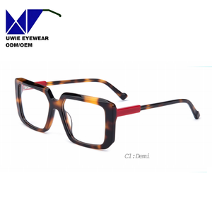 Monture de prescription carrée en acétate sur mesure OEM, taille 53-17-145, anti-lumière bleue, confortable et tendance pour la lecture, unisexe - Product Image 2