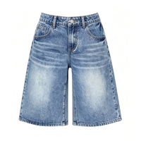 Shorts en jean streetwear pour femme, taille basse, coupe ample, jorts à jambes larges, pour tenues de soirée et de jour