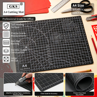 Tapis de découpe en PVC auto-cicatrisant A4 de bonne qualité, 3 couches, durable, antidérapant, protection de bureau pour la découpe de papier, de carton et de photos