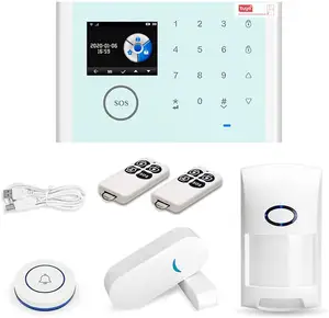 2021 Multi-Taal Anti-Diefstal 433Mhz Tuya Draadloze Wifi Smart Home Security Alarm Systeem