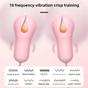 Pince mammaire Les femmes utilisent un vibrateur Stimulation clitoridienne pour stimuler les zones sensibles et éprouver des jouets sexuels de plaisir inoubliables - Product Image 4
