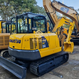 Excavadora usada Komatsu PC56 PC60, mini excavadora sobre orugas de 5 toneladas, excavadora agrícola. - Product Image 3