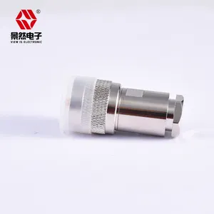 SO239 Male Plug Straight Nickel Plated Clamp 50ohm Impedance RG58 Cable Compatible With PL259 UHF Connector SMA BNC Connector