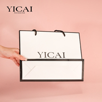 Sac en papier d'emballage pour bijoux de luxe en carton de qualité supérieure avec logo imprimé personnalisé