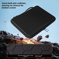 Housse pour ordinateur portable en EVA rigide 13 pouces et 16 pouces, résistante aux chutes et à la compression, étui de rangement portable pour tablette