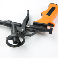 Pistolet à mousse électrique industriel en alliage d'aluminium avec tige à cliquet, plongeur, buse antiadhésive revêtue de PTFE, poignée ergonomique, OEM