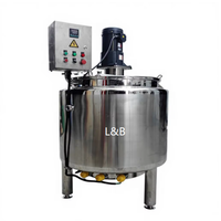 Pasteurisateur de yaourt/lait en lot, chaudière industrielle en acier pour homogénéisation, émulsification, cuisson de sauces/confitures, homogénéisateur pour faire bouillir le lait