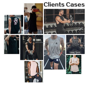 Manufacturer's Customized 230 Gsm Acid Wash Shoulders Loose Fit <b>Gym</b> T-Shirt Heavy 100% Polyester Breathable Quick Dry Knit - Product Image 5