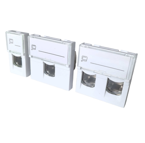 Placa de pared tipo francés con conector Keystone CAT7/<span class=keywords><strong>CAT6A</strong></span>/CAT6 FTP y conector de red hembra RJ45 sin herramientas CAT7/<span class=keywords><strong>CAT6A</strong></span>/CAT6 - Product Image 2
