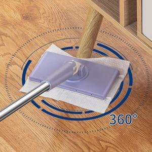 Vente en gros de tampons sales sans contact Mini balayeuse vadrouille de nettoyage petite vadrouille à poussière plate pour cuisine salle de bain maison nettoyage des miroirs muraux - Product Image 2