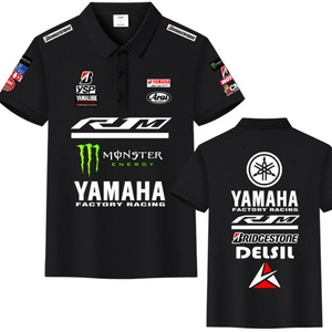Vêtements de moto Corsica en coton soie glacée pour homme, uniforme du personnel du magasin 4S, chemise à manches courtes pour motard - Product Image 5